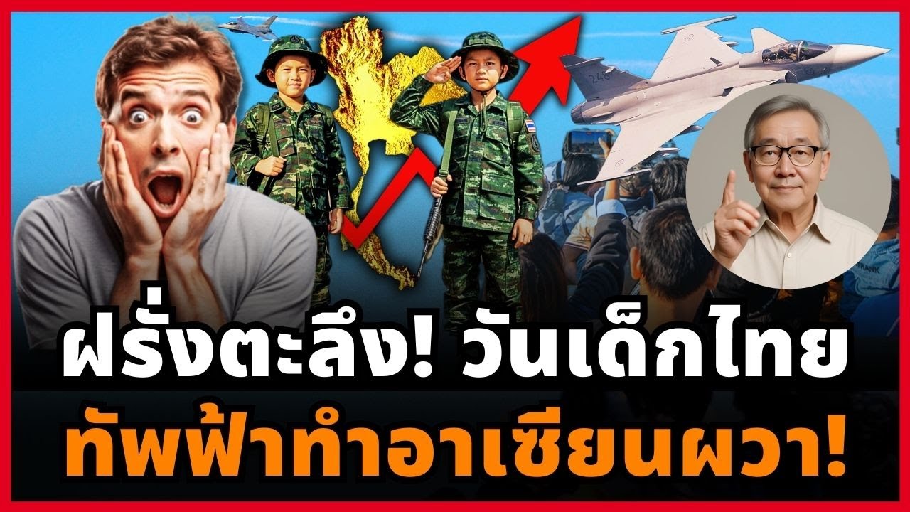กัมพูชาดิ้น! งานวันเด็กไทย แค่โชว์เครื่องบิน แต่เพื่อนบ้านผวาทั้งอาเซียน!