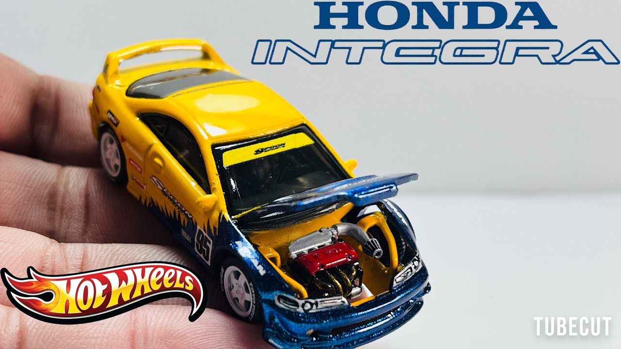 Honda Acura Integra type R Spoon Racing Hotwheels Custom