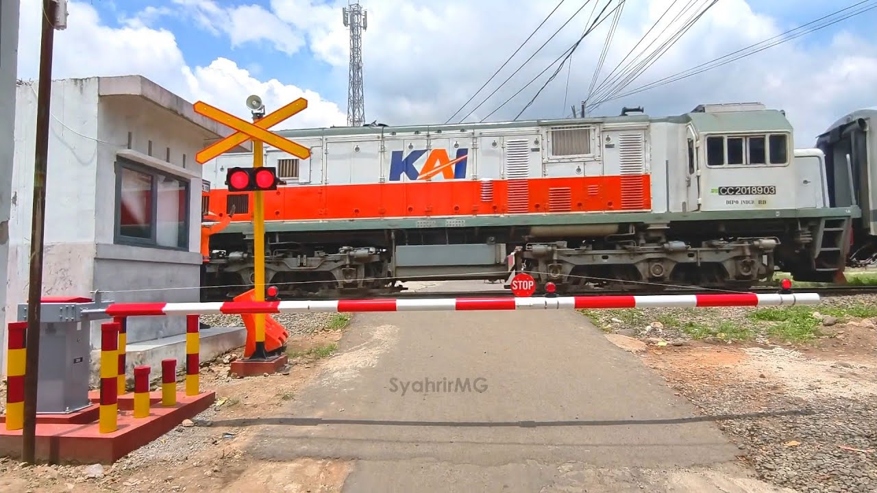 Perlintasan Kereta Api Palang Baru WANTECH Cibolerang Garut
