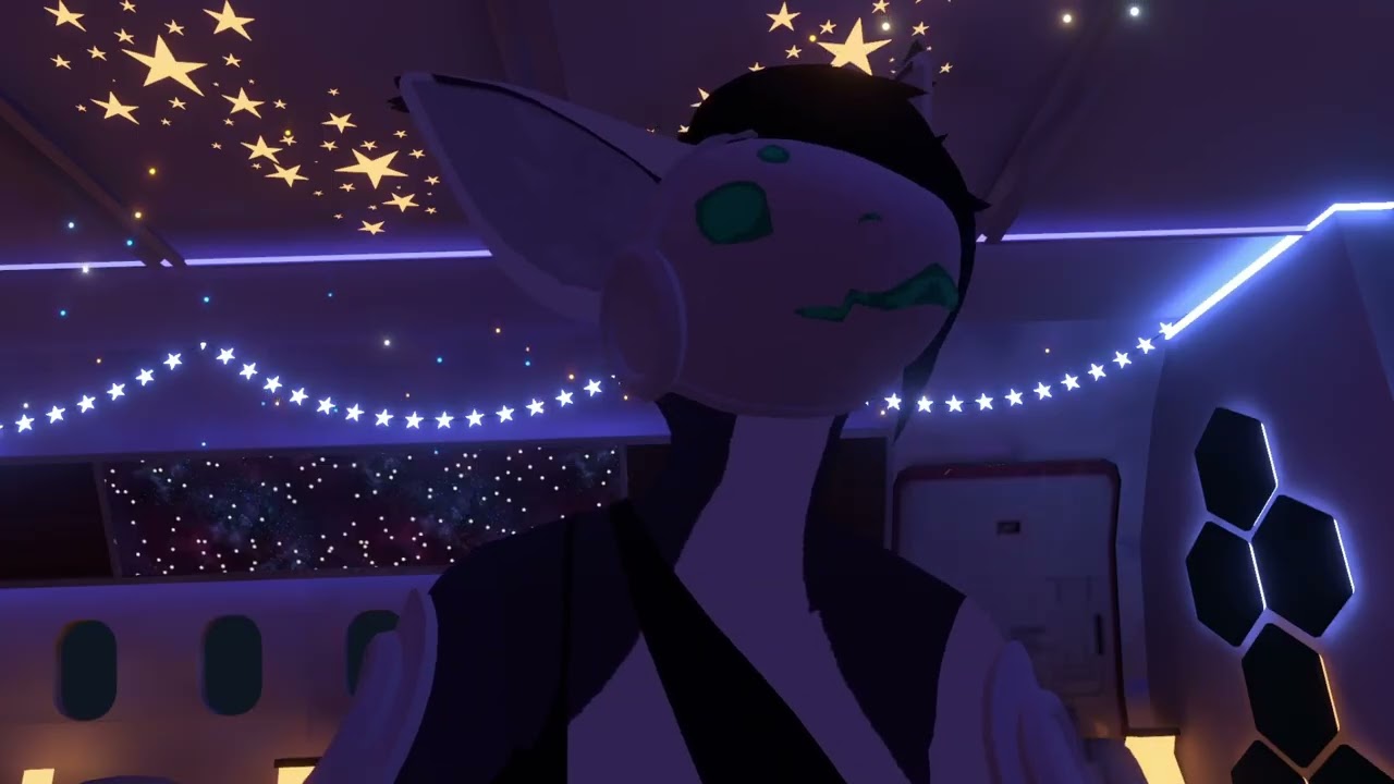 Furry ASMR femboy kitsugen serves you on a Plane