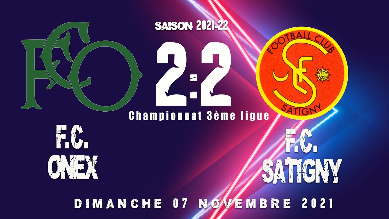F.C. Onex 1 - F.C. Satigny 1 [07.11.2021]