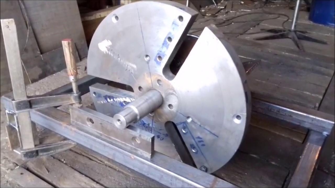 Балансировка вала для измельчителя древесины  balancing shaft for wood chopper.