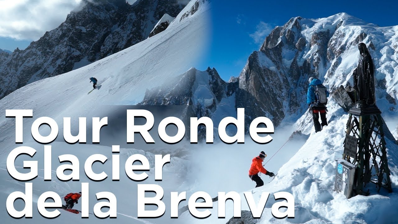 Tour Ronde Voie Normale Glacier de la Brenva ski de randonnée montagne alpinisme pente raide