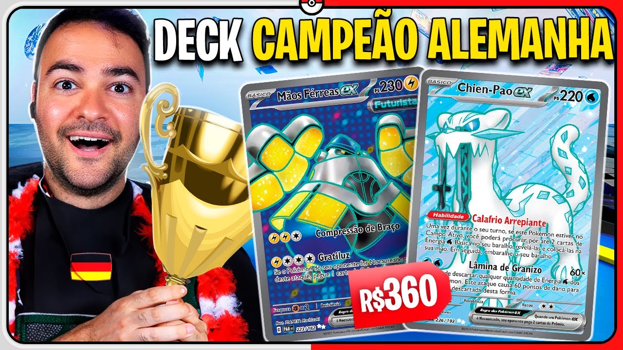 Pokémon TCG LIVE: Deck CHIEN-PAO Ex Campeão da Alemanha | Estudo de Deck #33 (Destinos de Paldea)