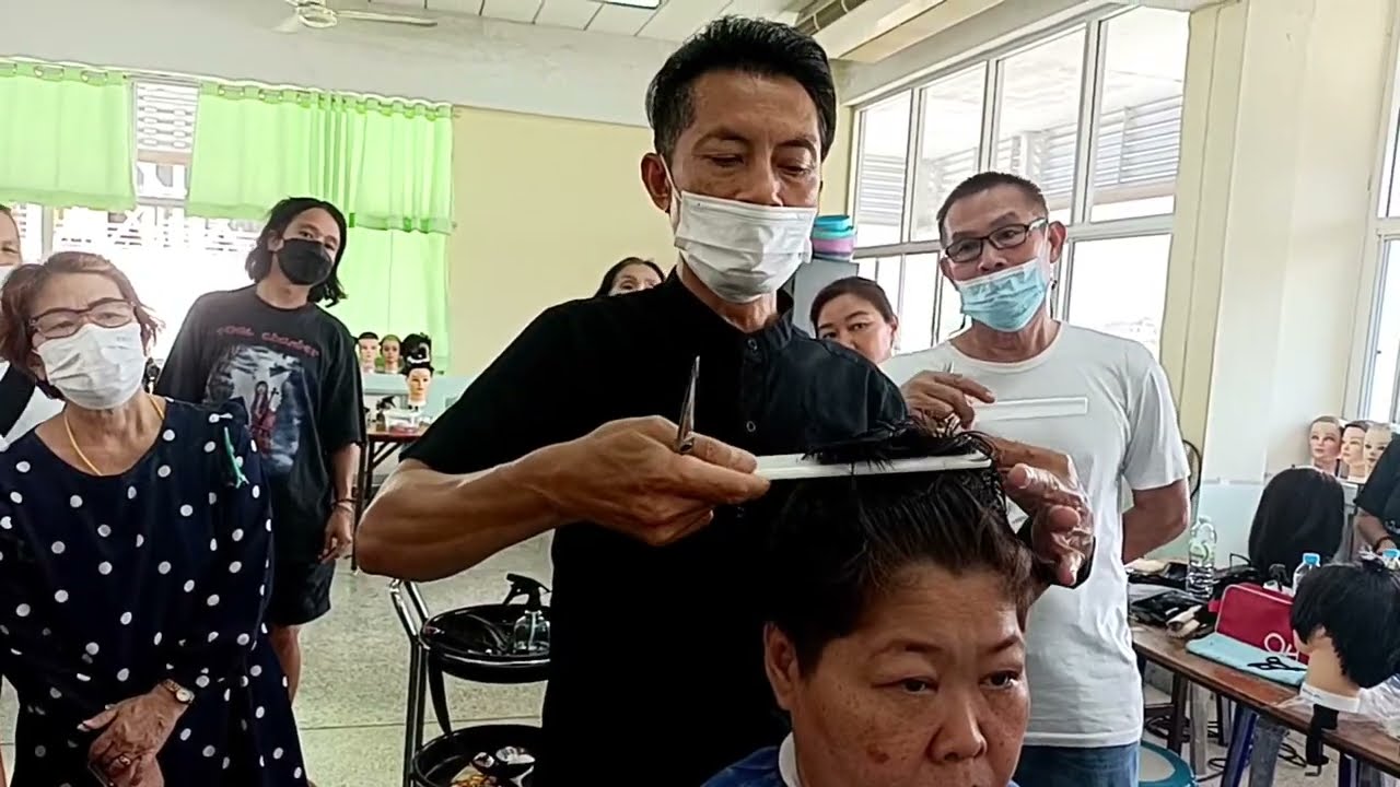 EasyHaircut กำลังถ่ายทอดสด!#เทคนิคซอยทรงสไปกี้