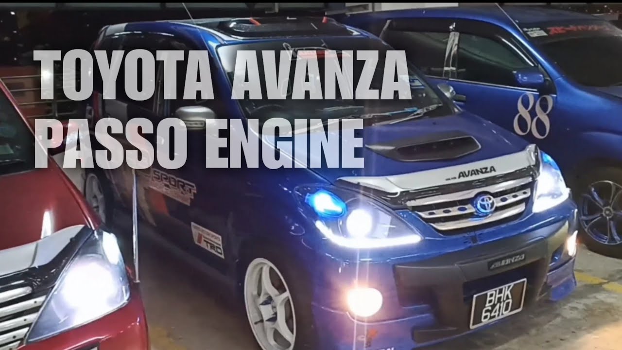TOYOTA AVANZA MODIFIED ENGINE PASSO 1.3. #toyota #toyotaavanza #avanza2023 #avanza #avanzamodifikasi