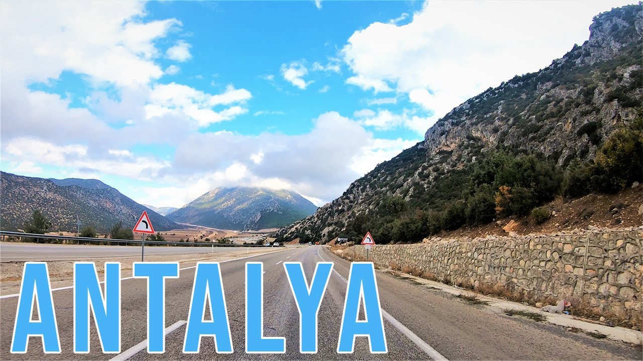 Driving to Antalya City Center