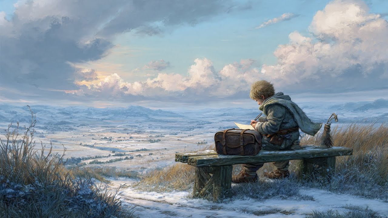 Celtic Fantasy Music – A Young Halfling Writing in Silent Winter Fields / Study & Deep Focus Music