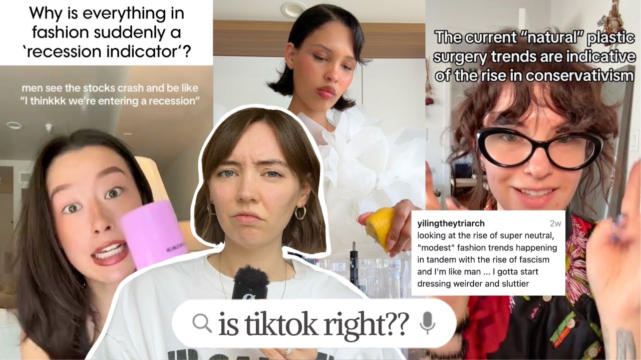 is EVERYTHING in fashion a conservative / recession indicator rn????