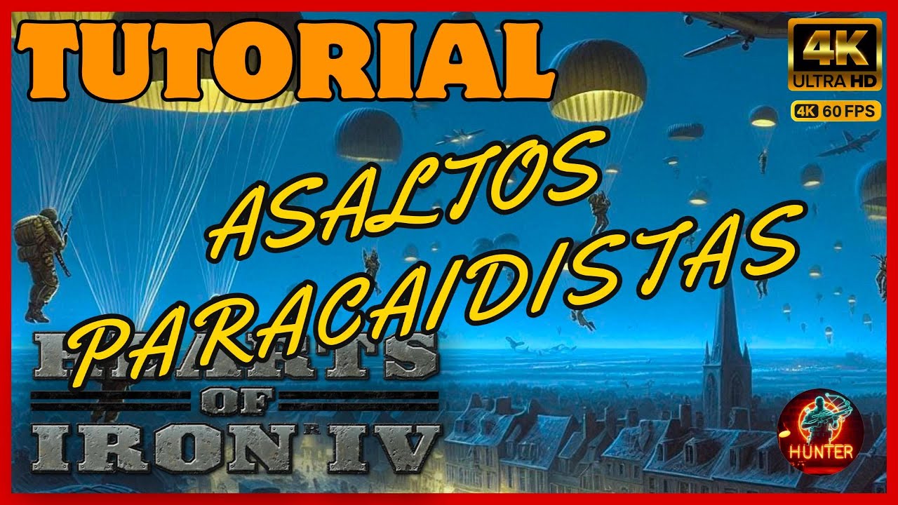 🎖️ #TUTORIAL  - ASALTOS PARACAIDISTAS #hoi4 #gameplay #paracaidistas