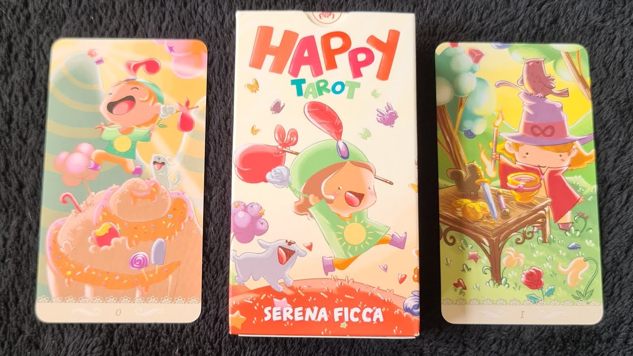 🍭🍬Happy tarot de Serena Ficca chez Lo Scarabeo🍬🍭