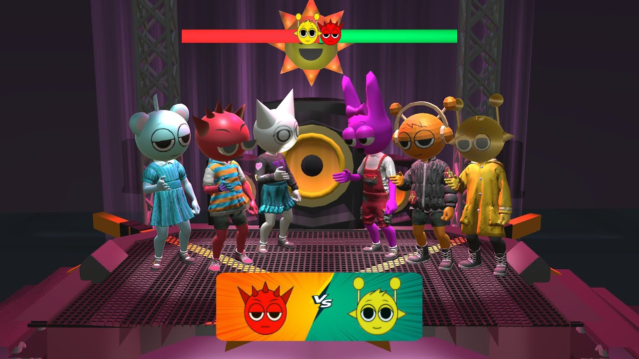 Sprunki Incredibox Battle Dance Music Animated