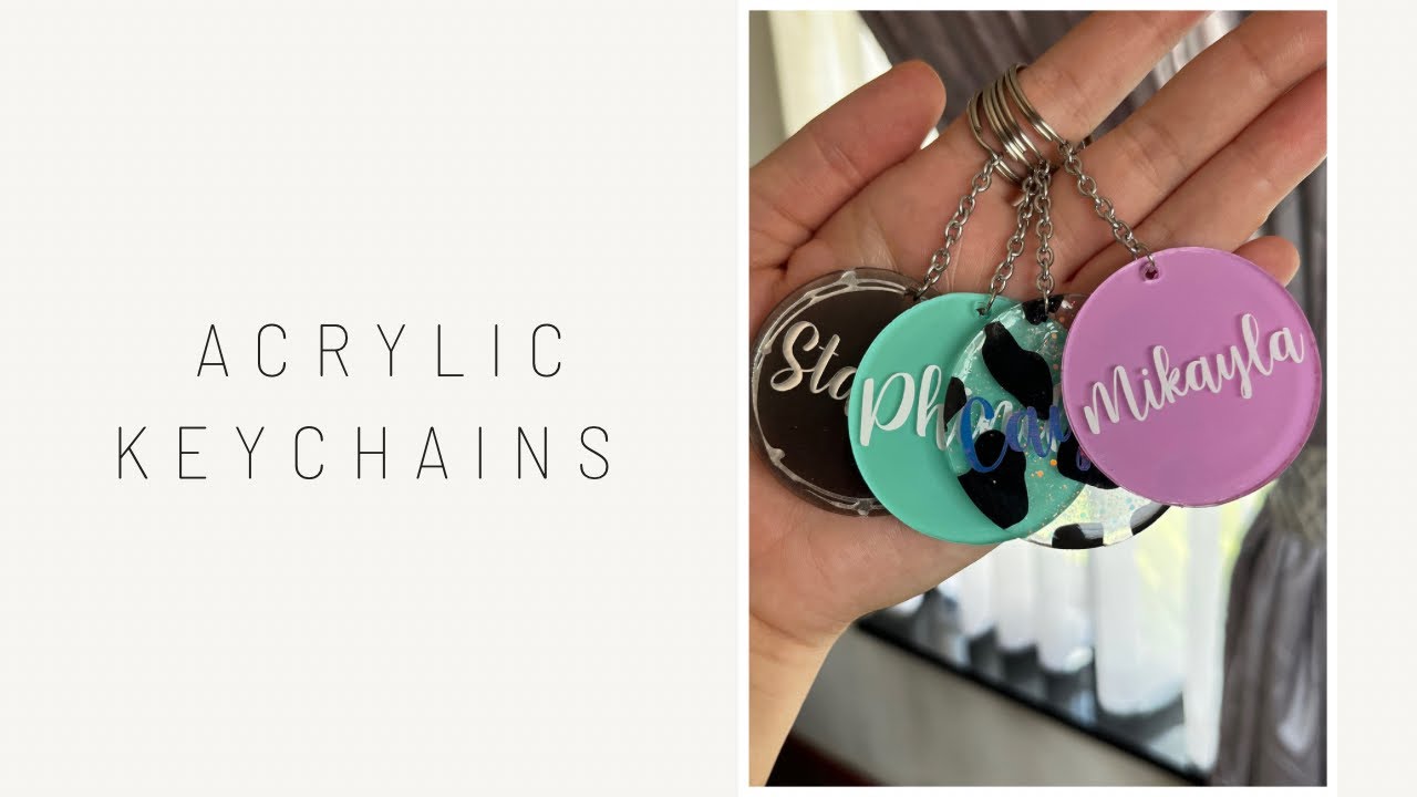 Updated Acrylic Keychain Tutorial & Having Fun With UV Resin