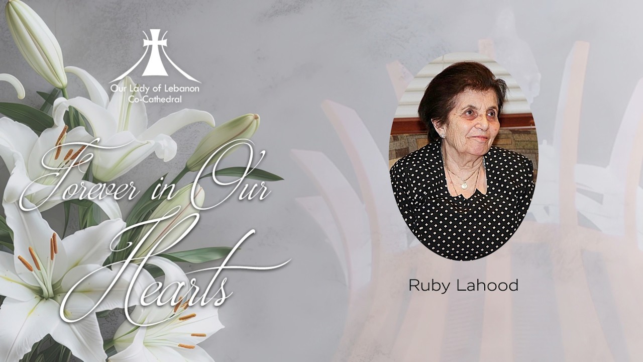 Funeral Service for the late Ruby Lahood | Thursday 19th of March 2026 at 10:15 am