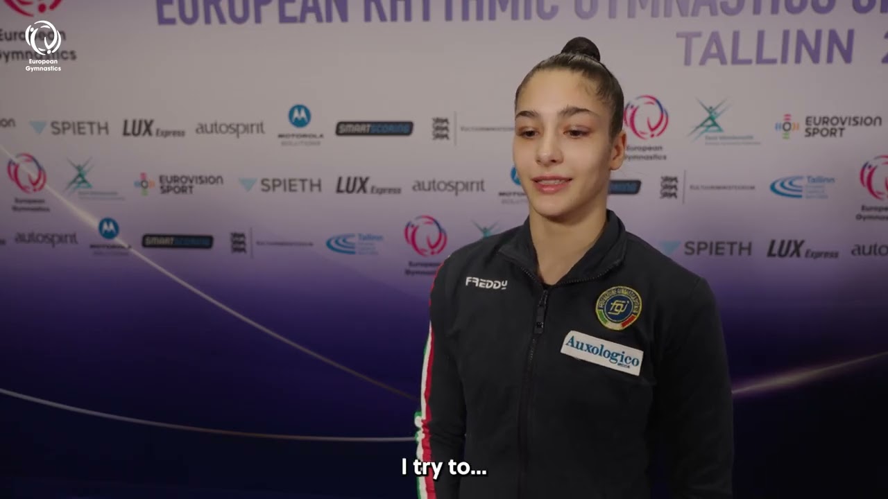 2025 Rhythmic Europeans - Sofia Raffaeli (ITA) interview after qualifications day 2