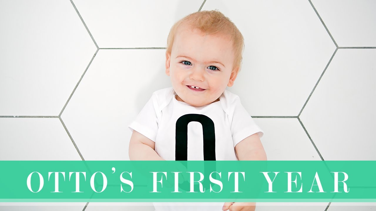 BABY'S FIRST YEAR | OTTO TURNS ONE YEAR OLD | FIRST BIRTHDAY MONTAGE