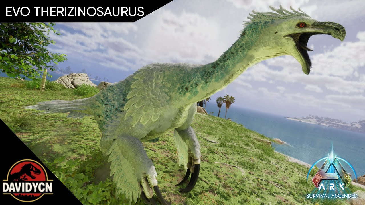 COMO DOMESTICAR A TU EVO THERIZINOSAURUS en Ark Ascended| Paleo ARK Herbivores |como domesticar a tu