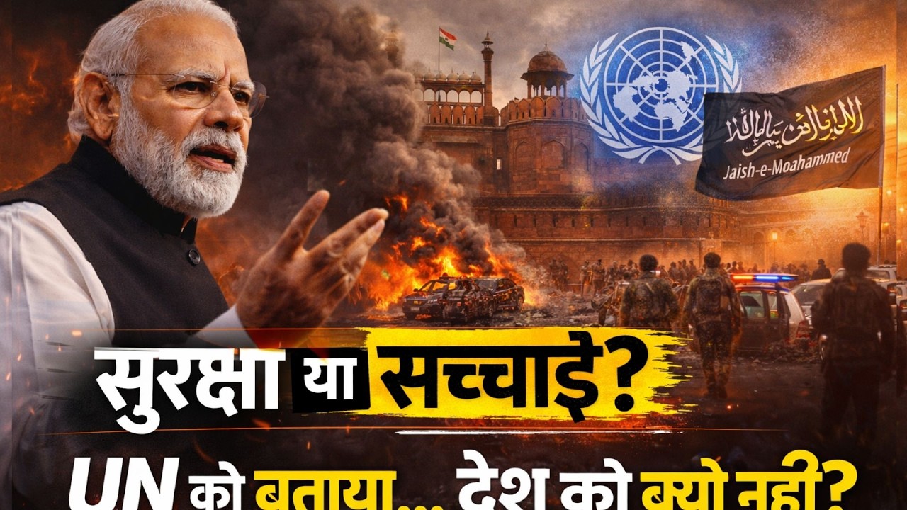 Red Fort Blast 2025: UN रिपोर्ट में जैश का नाम, देश को पहले क्यों नहीं बताया गया? | THE SANKET LIVE