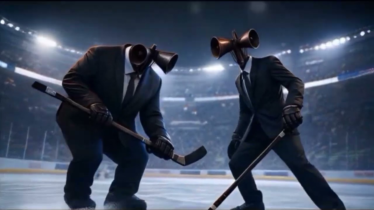 Siren Head Hockey Dance 😈🏒 #coffindance #memes #sirenhead #monster #funny #youtube 