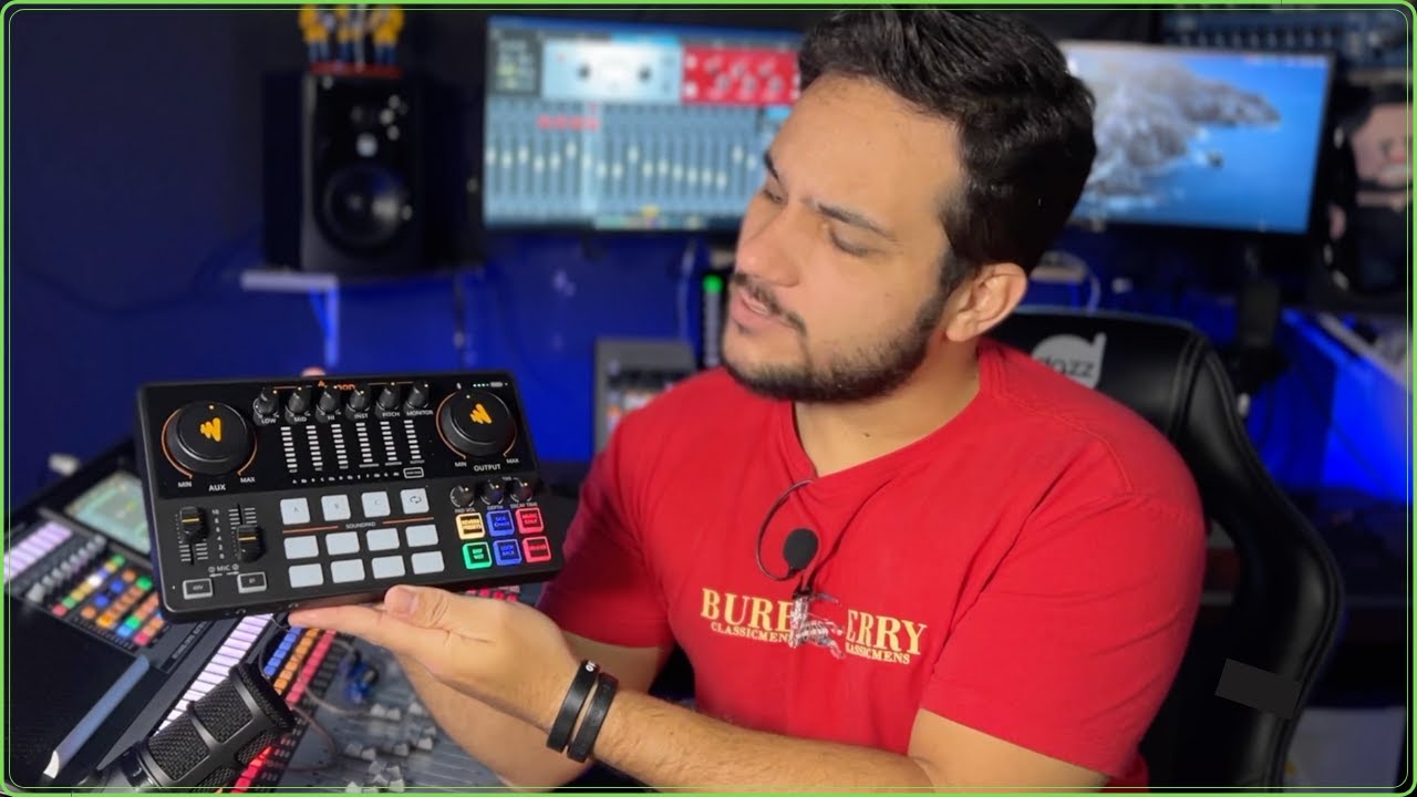 Mesa de Som Para Live - Custo Benef&iacute;cio Maono-Caster