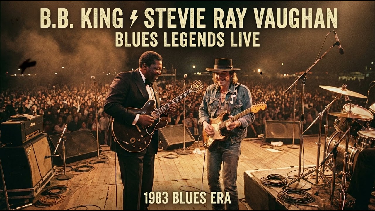 B B  King vs Steve Vai 🔥 Blues vs Shred Guitar Duel  Soul vs Speed Inspired Tribute