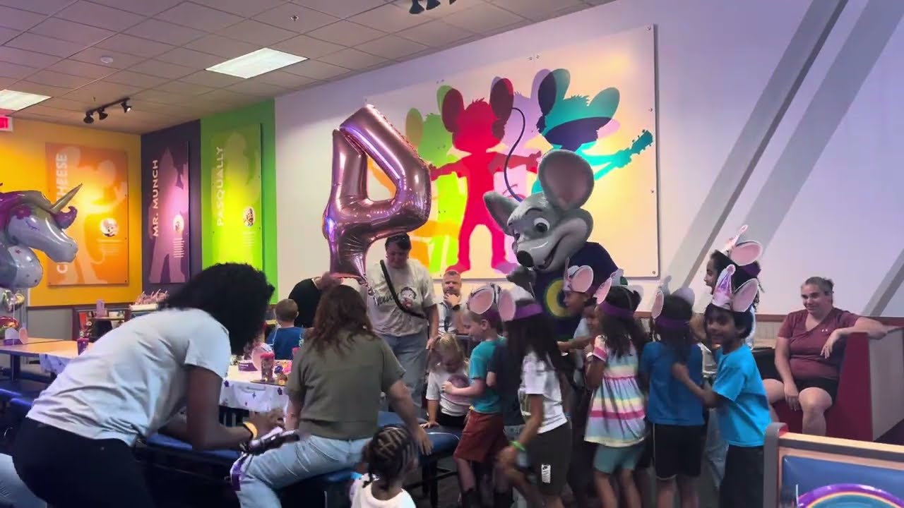 Chuck E. Cheese Birthday Party Extravaganza