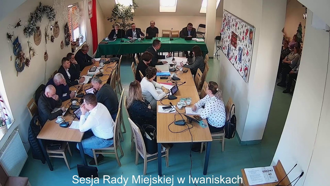 Urząd Miasta i Gminy Iwaniska - transmisja sesji Rady Miejskiej 27 I 2025