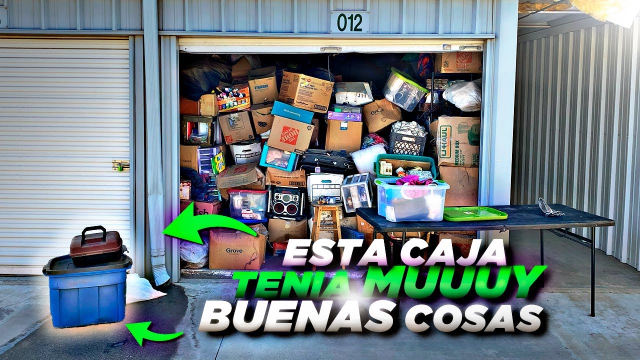 ¡Un caja que me dejó sin palabras! 🤯Storage abandonado.