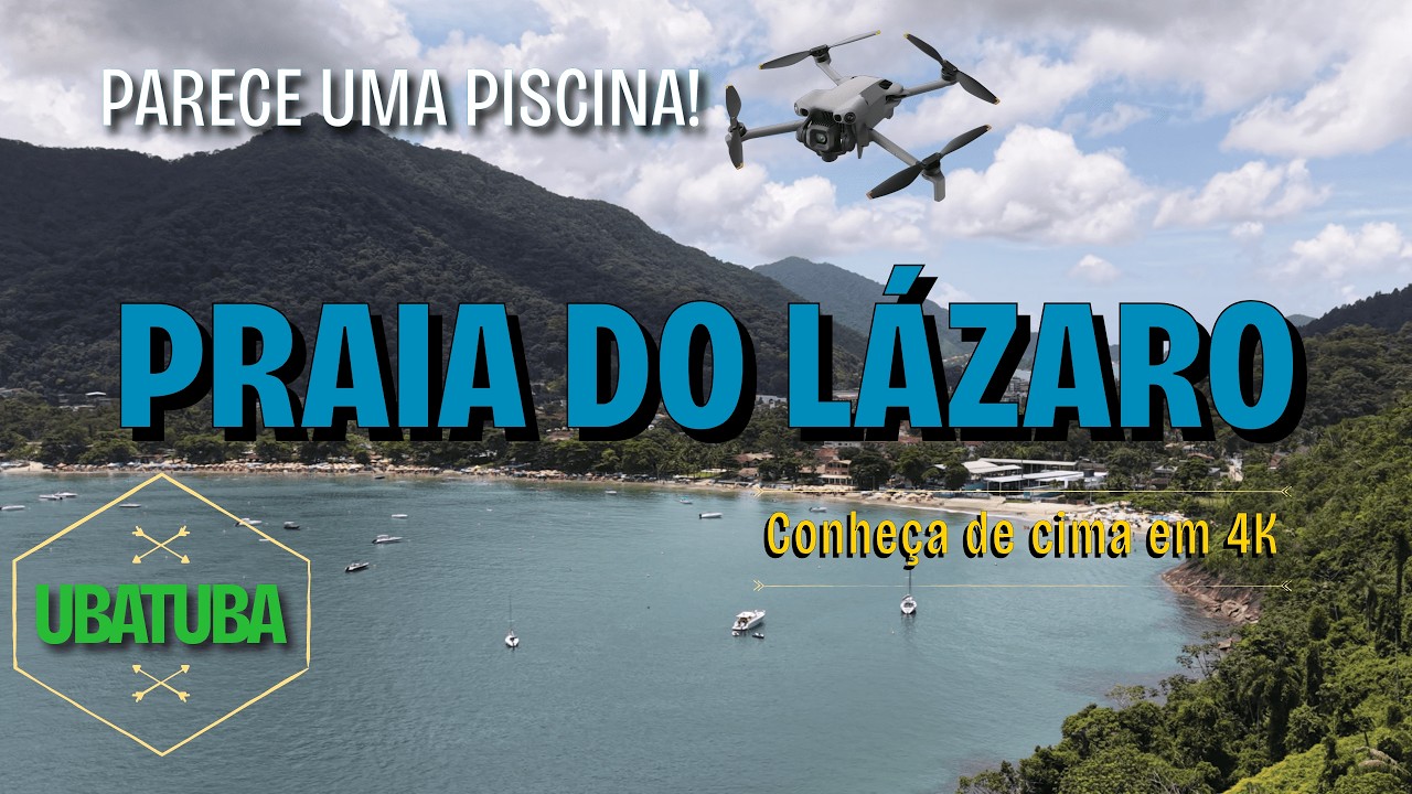 PARECE UMA PISCINA! 😱 Praia do Lázaro em Ubatuba (Carnaval 2026)