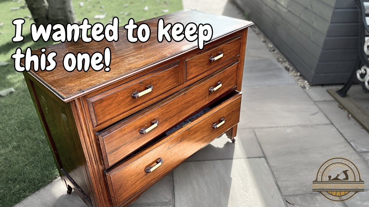 Old Dresser/Drawers gets a complete Refinish.