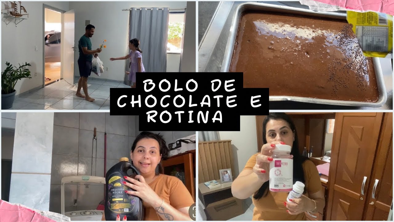 Surpresa do dia das mulheres/ bolo de chocolate/ organização da casa !