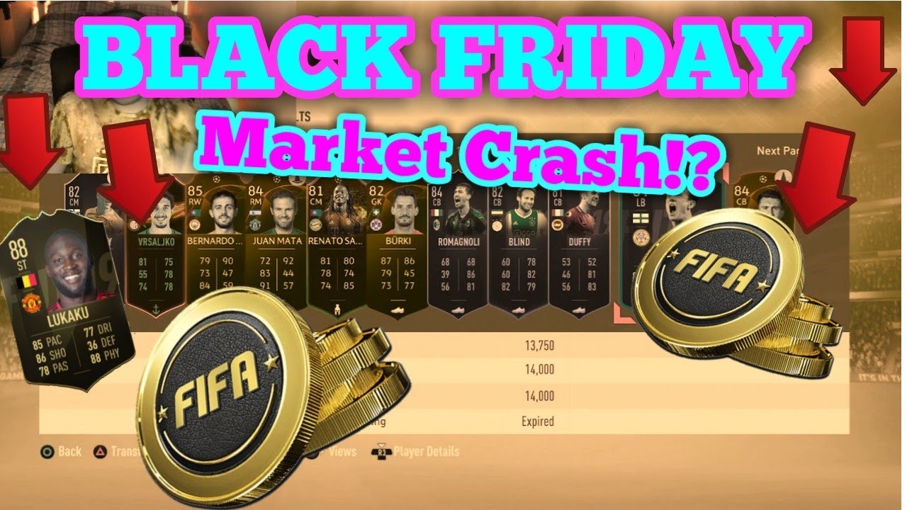 BLACK FRIDAY MARKET CRASH!?!? (fifa 19)