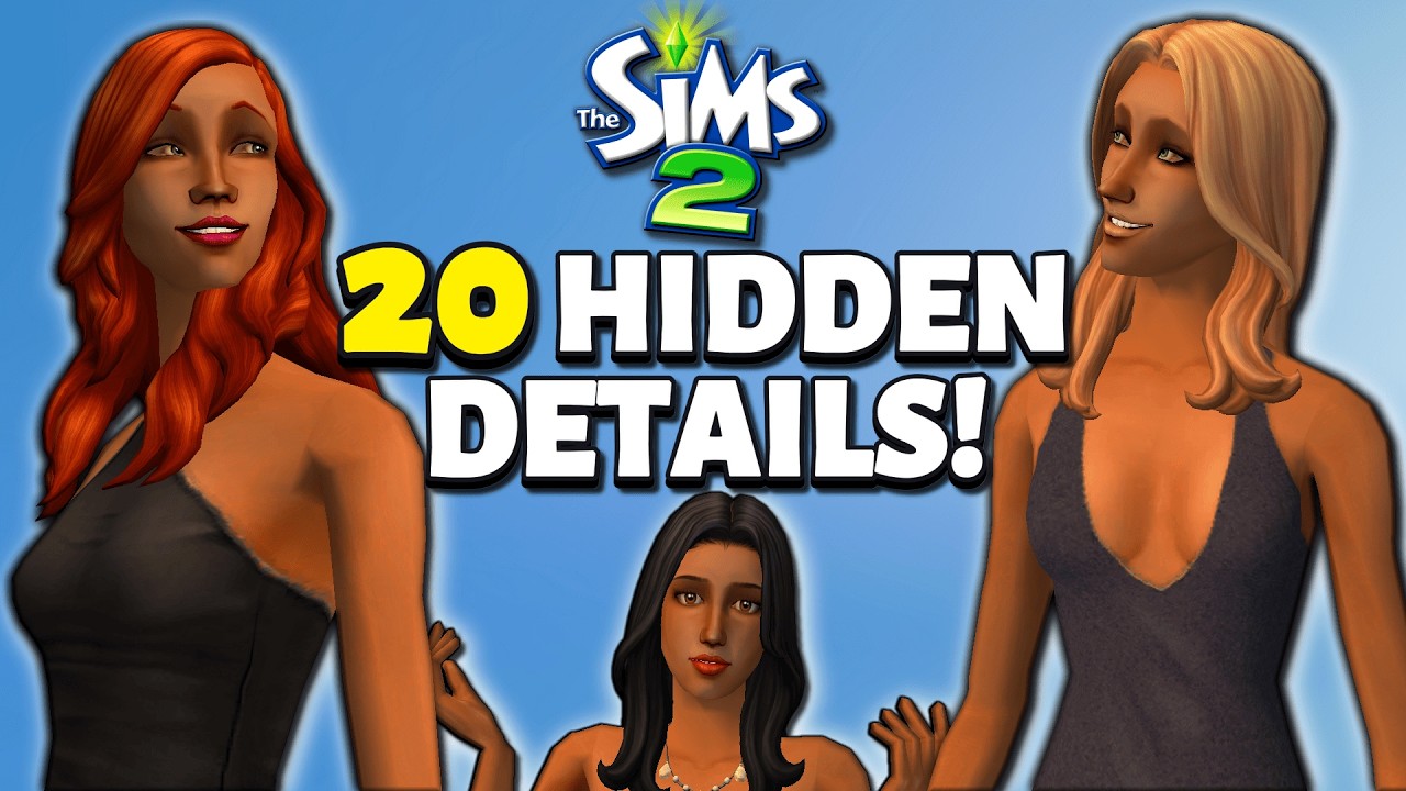 20 HIDDEN DETAILS You Missed in The Sims 2!