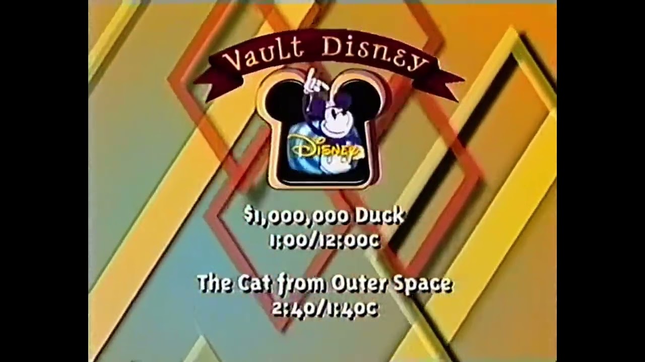 Vault Disney Next Bumper ($1,000,000 Duck To The Cat From Outer Space) (August 21, 1999)