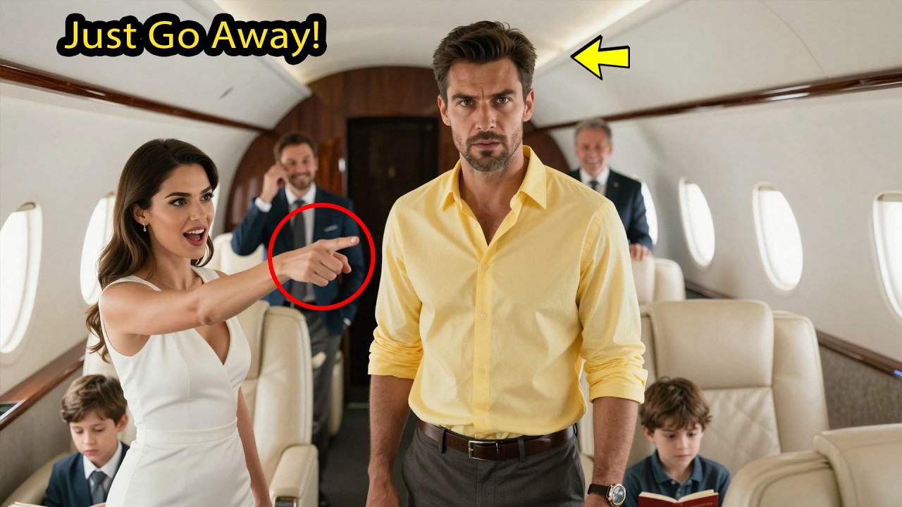 “Just Go Away!” They Laughed at the Single Dad — Minutes Later, He Saved the Jet