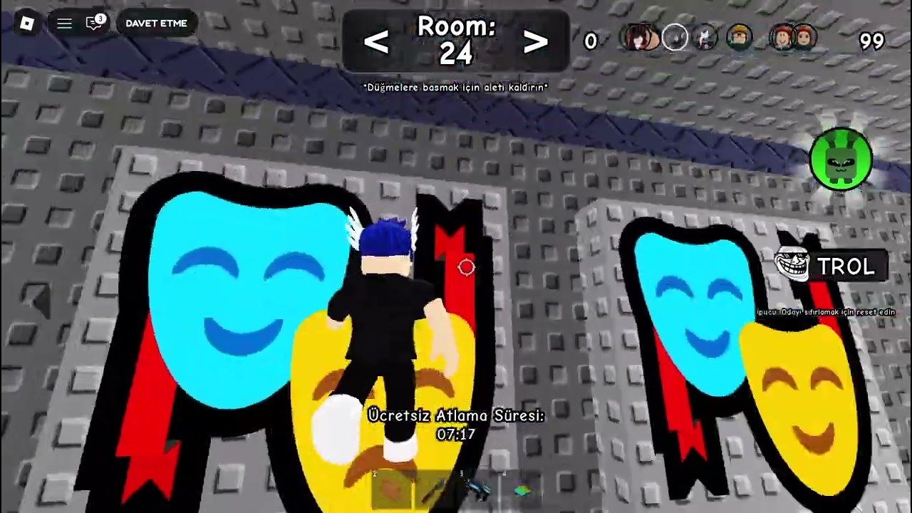 Roblox (Escape 99 Rooms) Oynuyoruz Türkçe
