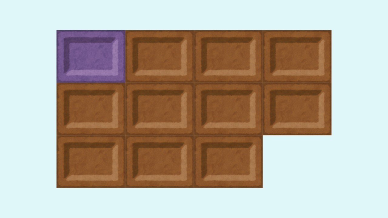 毒チョコゲームの必勝法【ゆっくり解説】
