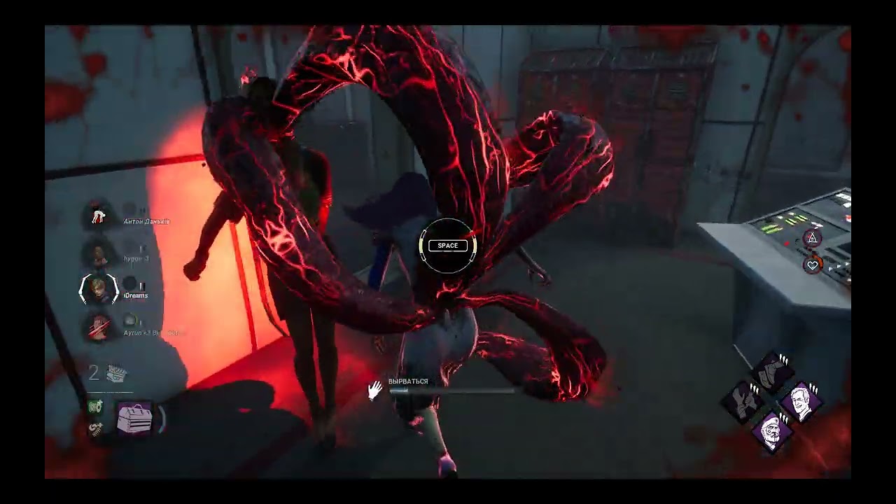 Dead by Daylight — Заріна Кассір проти Рідзе Камісіро в підземній лабораторії