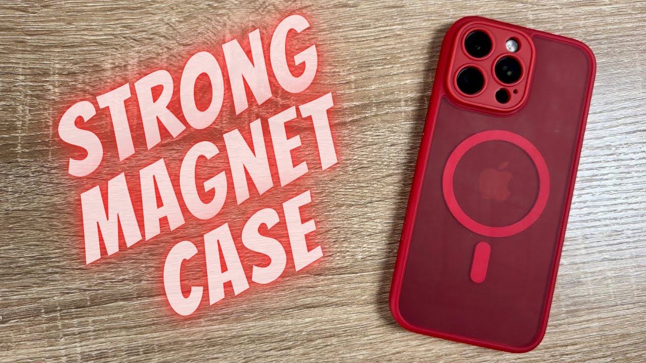 iPhone 16 Pro Max BEST 🤯 MagSafe Magnet Case Covered Camera Button