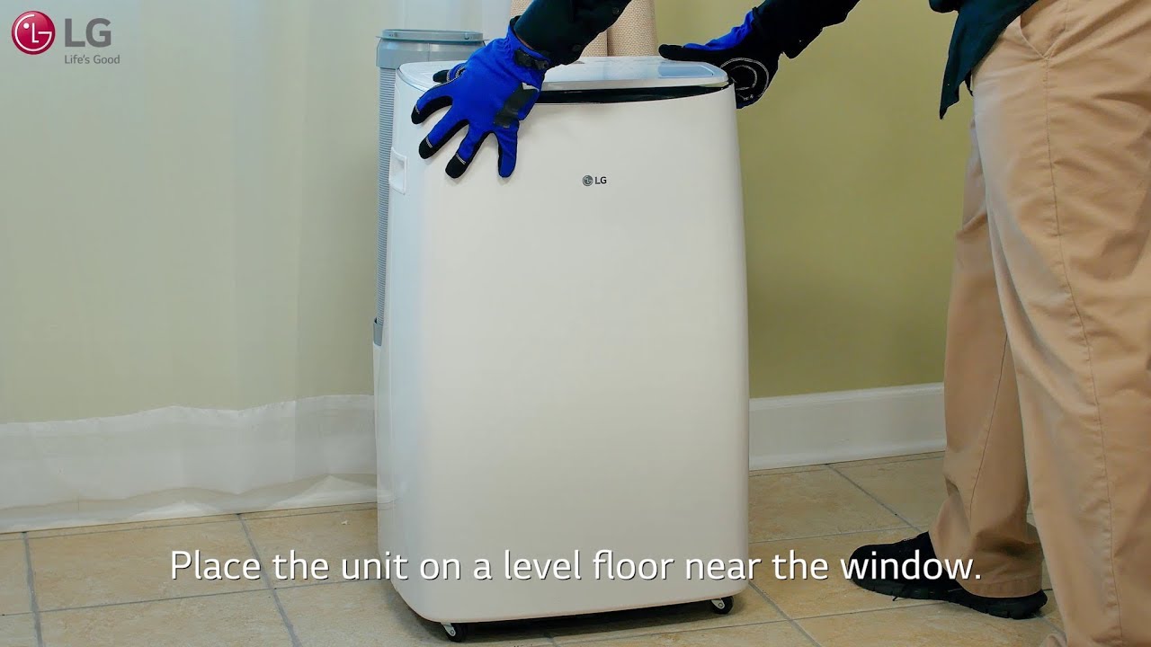 LG Portable Air Conditioner -  Installation (LP14118VGRSM)