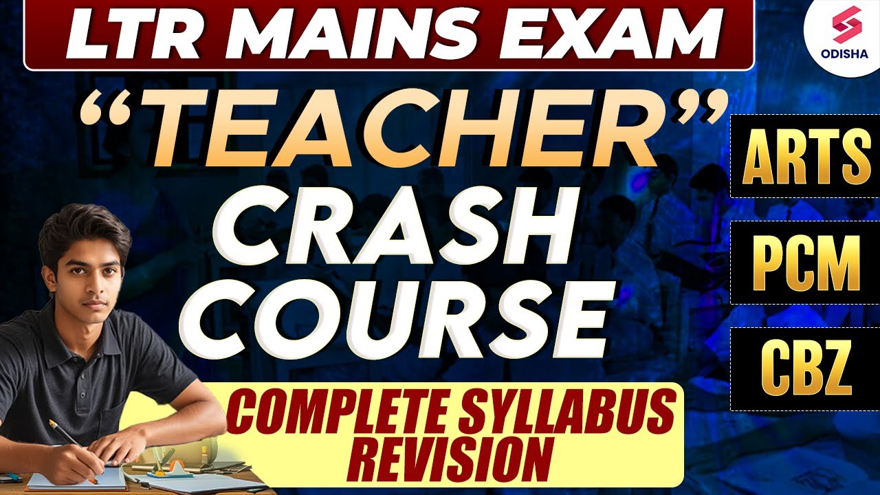 LTR Mains Exam FREE CRASH COURSE launch | OSSC LTR MAINS Exam Preparation