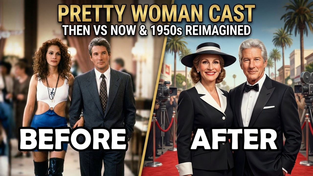 Pretty Woman (1990) Cast: Then vs Now & Concept Cast Reimagined as 1950s Stars
