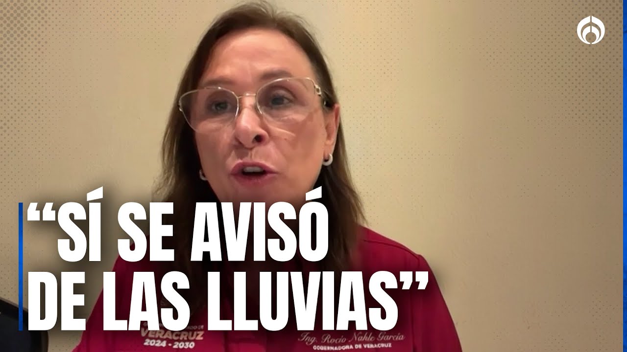 Rocío Nahle se lava las manos y niega ser omisa ante alertas por lluvias del SMN