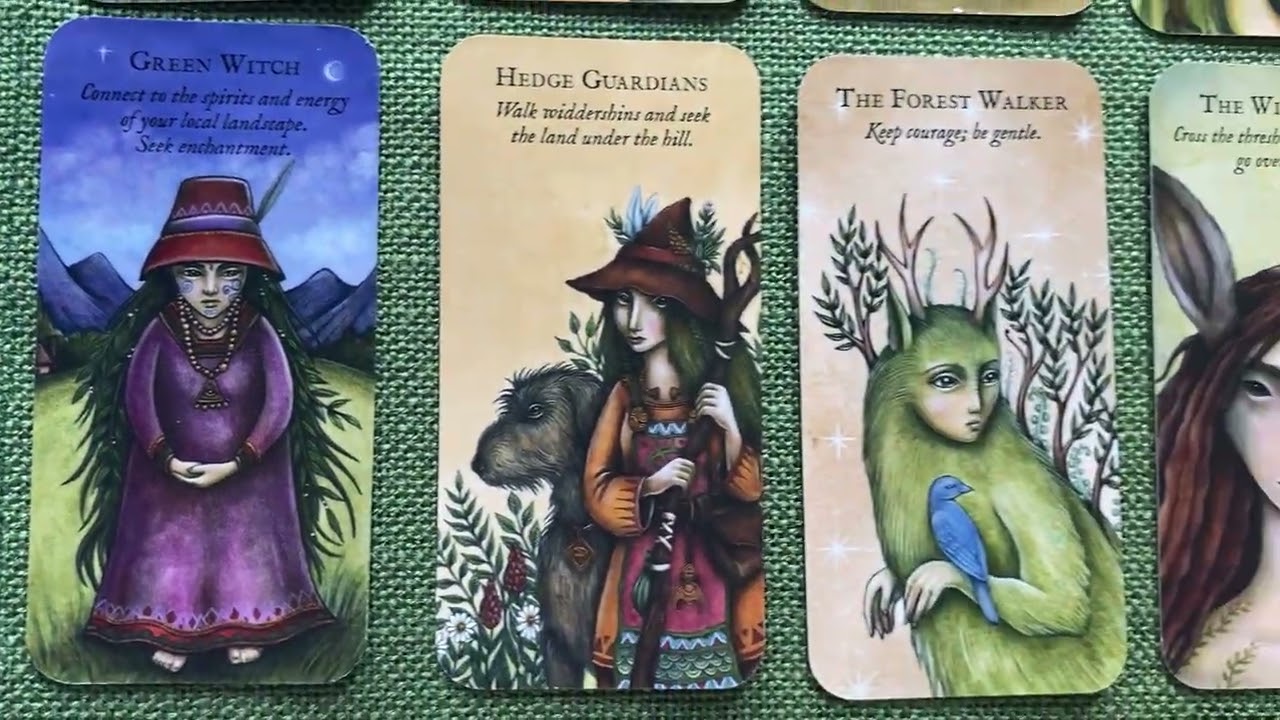 Forest Fae oracle deck by Nadia Turner