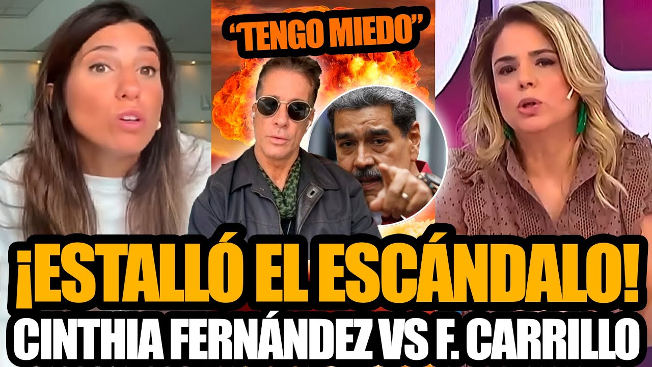 💣¡ESTALLÓ EL ESCÁNDALO!: CINTHIA FERNÁNDEZ VS FERNANDO CARRILLO