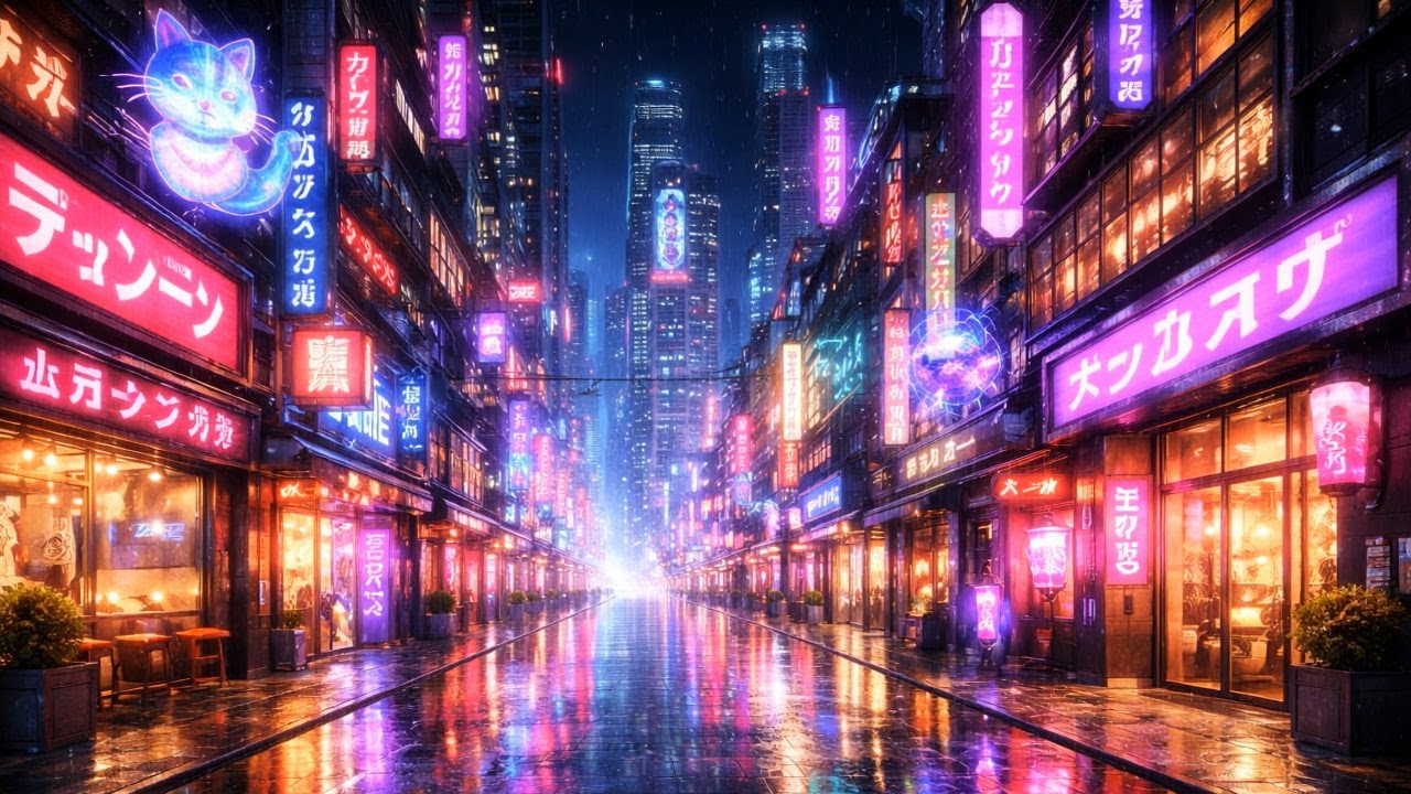 Study & Chill Lofi Beats | Neon City Dreams 🌃