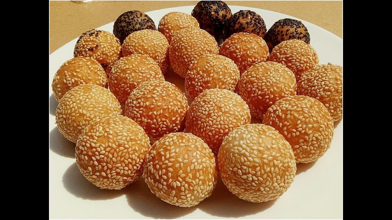 ขนมงา(ขนมอีตุย)กรอบนอกนุ่มในไม่อมน้ำมันไส้อร่อยๆจร้า