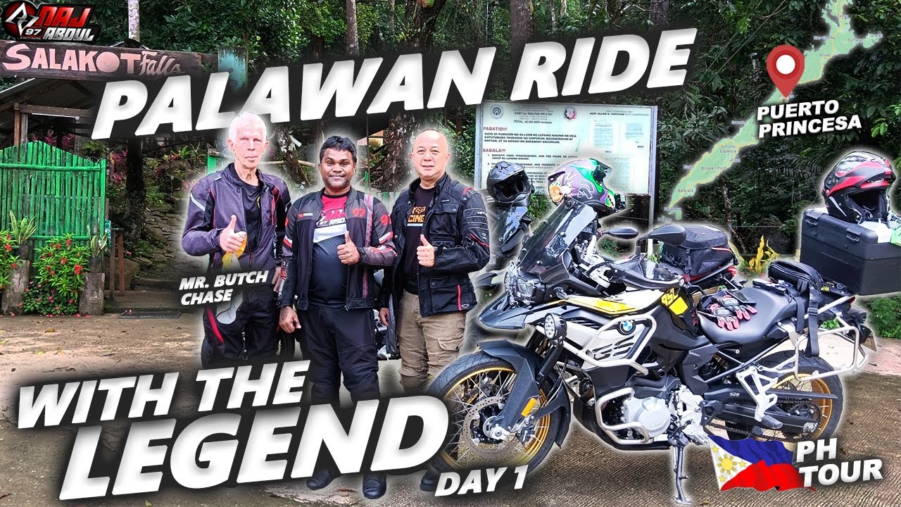 RIDING WITH THE LEGEND BUTCH CHASE IN PALAWAN | Naj Abdul