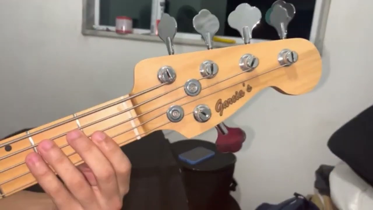 Jazz bass Garcias testando o som sistema ativo e passivo #2023 #jazzbass #garciasbass #aovivo