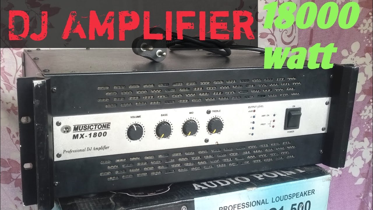 Musictone Mx 1800 Dj amplifier